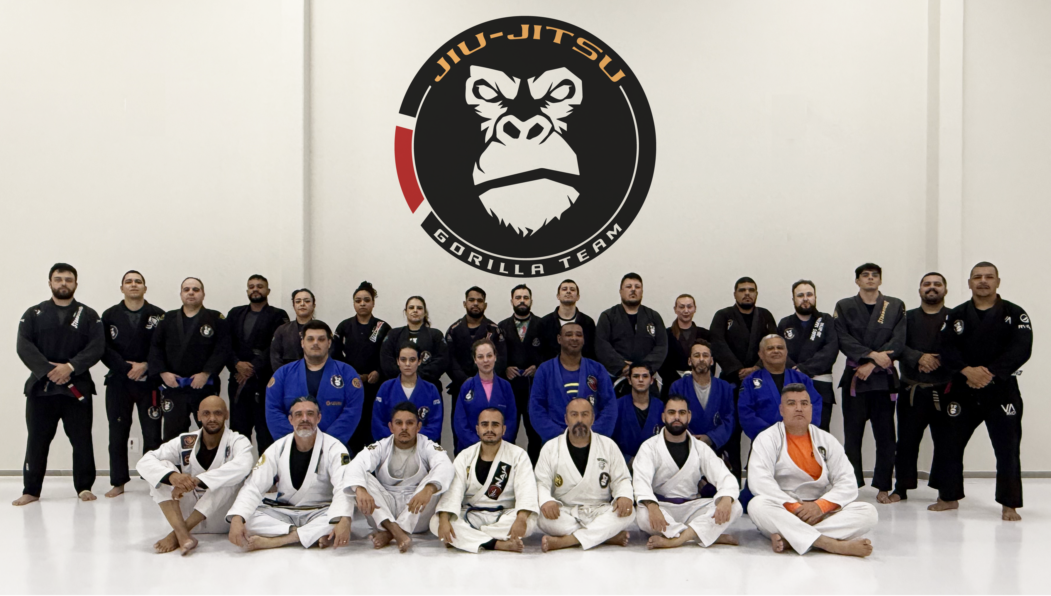 Alunos de Jiu-Jitsu adulto - Gorilla Team
